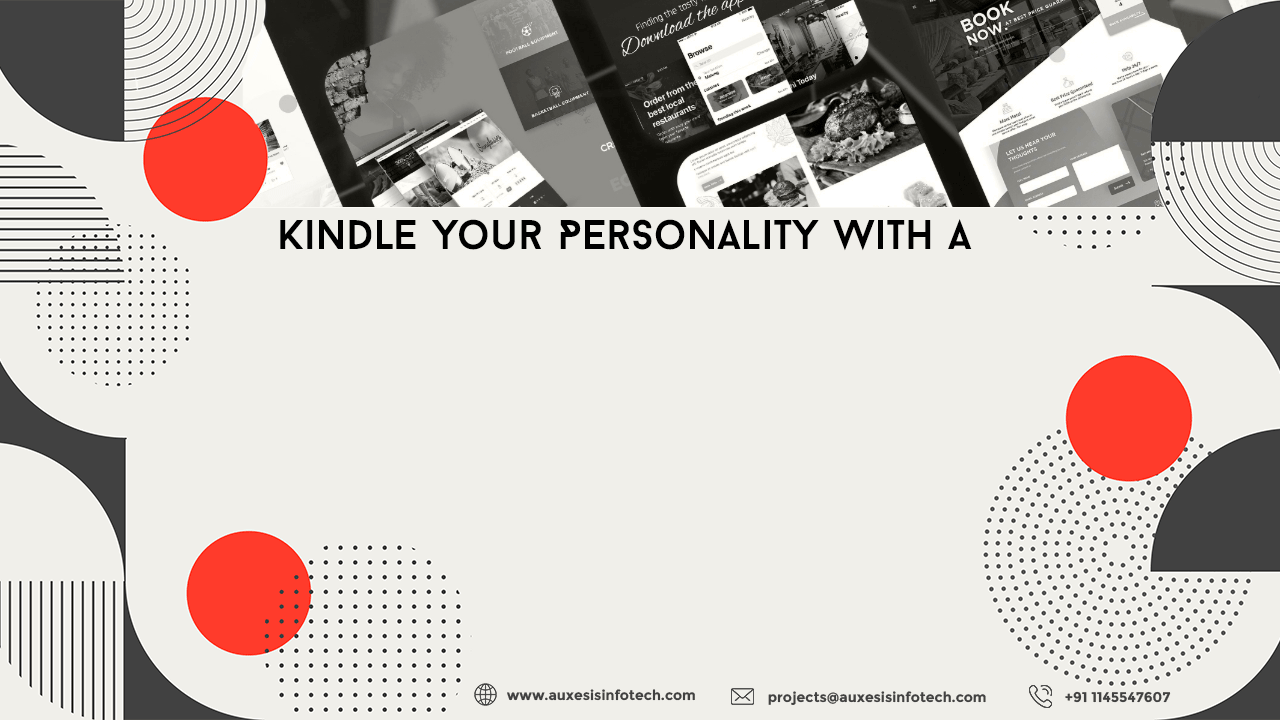 Kindle your Personality with a Portfolio Website