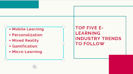 Top Five eLearning Industry Trends You Must Follow