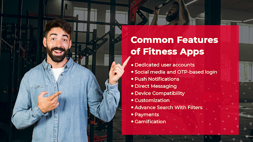 Features of fitness app