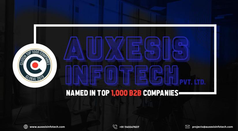 Auxesis Infotech Pvt. Ltd. Named in Top 1,000 B2B Companies